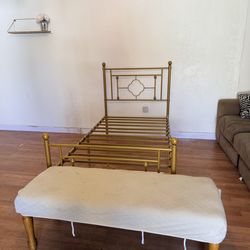 Twin Size Bed Frame & Bench