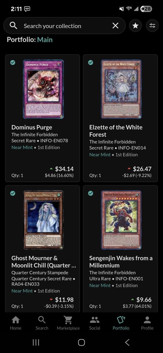 Yugioh Foil Collection