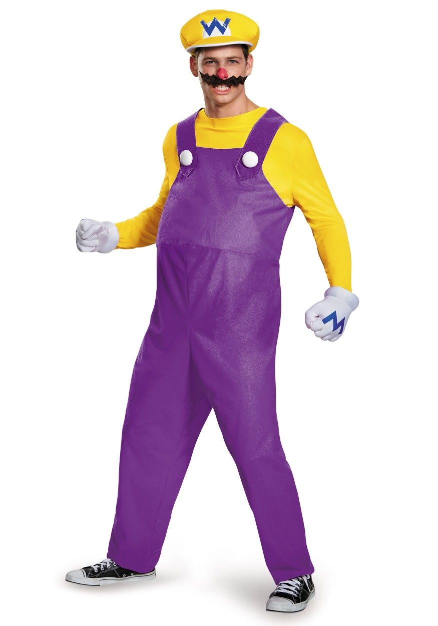 Men's XL Wario Halloween Costume