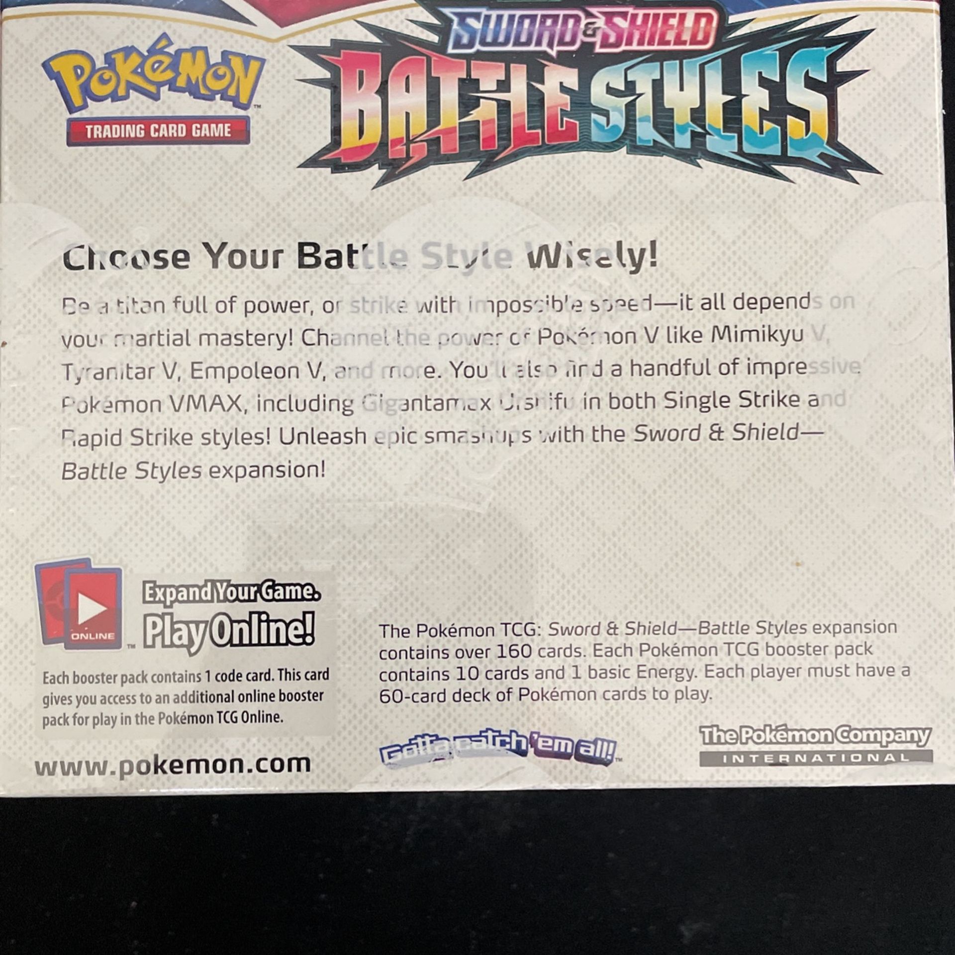 Pokemon Sword & Shield Battle Styles Booster Box Pokemon Sword & Shield Battle Styles Booster Box