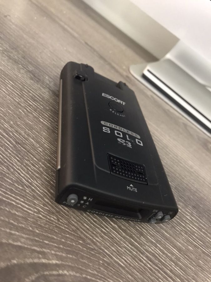Escort Cordless Solo S3 Radar Detector