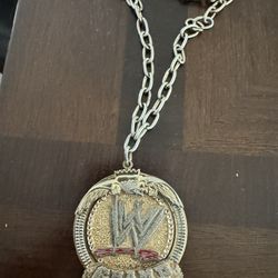 WWE John Cena Spinner Championship Necklace Chain  (very Rare)