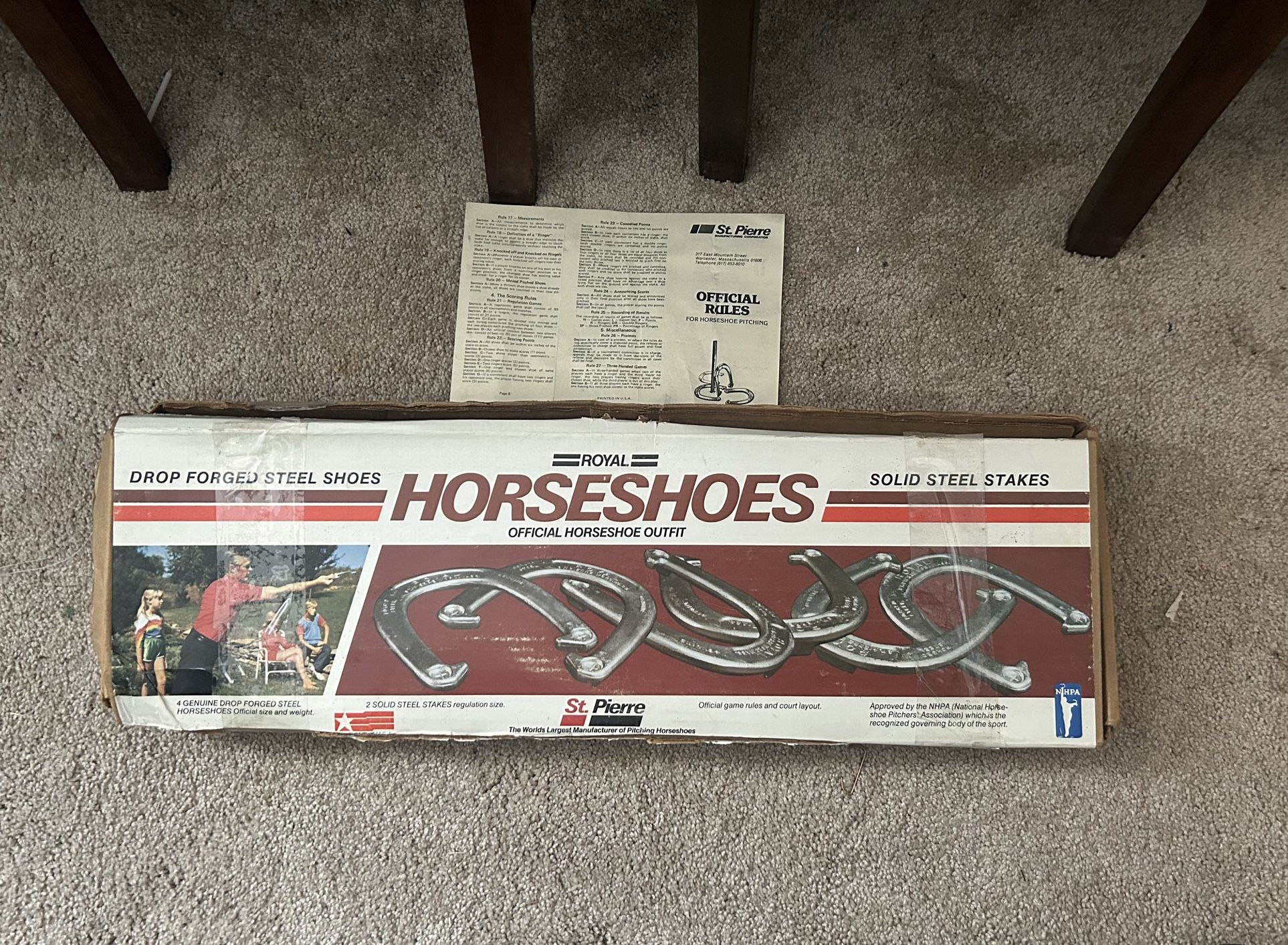 Made In USA Horseshoes Game 
