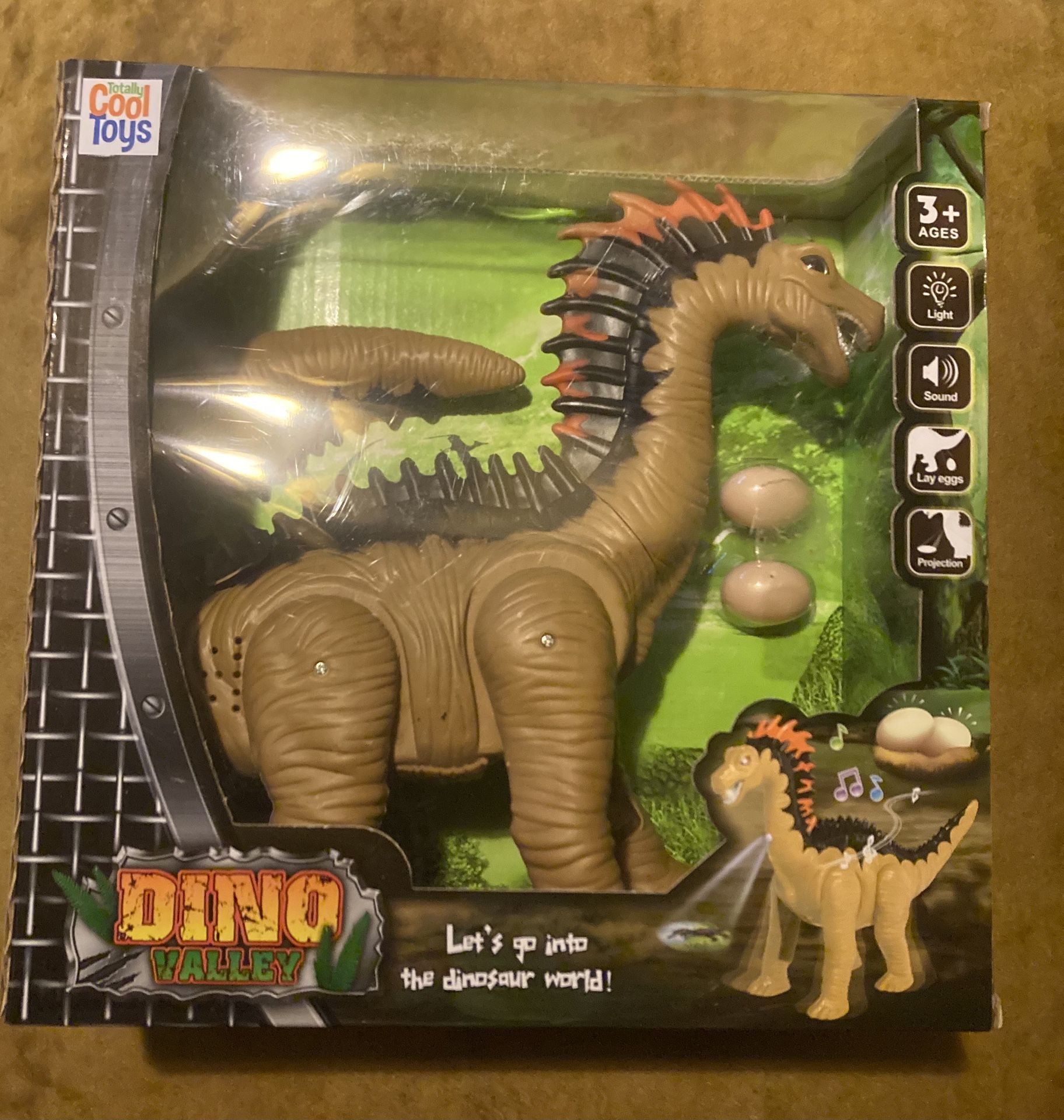 Dino Valley Dinosaur- Lights,Sounds, Lays Eggs, more
