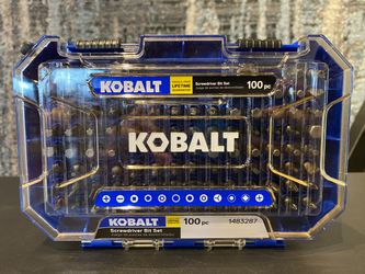 NEW! KOBALT 100 Pc Screwdriver Bit Set