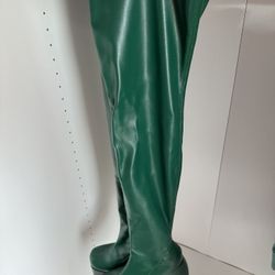 Green Thigh High Boot