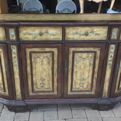 Large Wood Console stand Entryway Table 