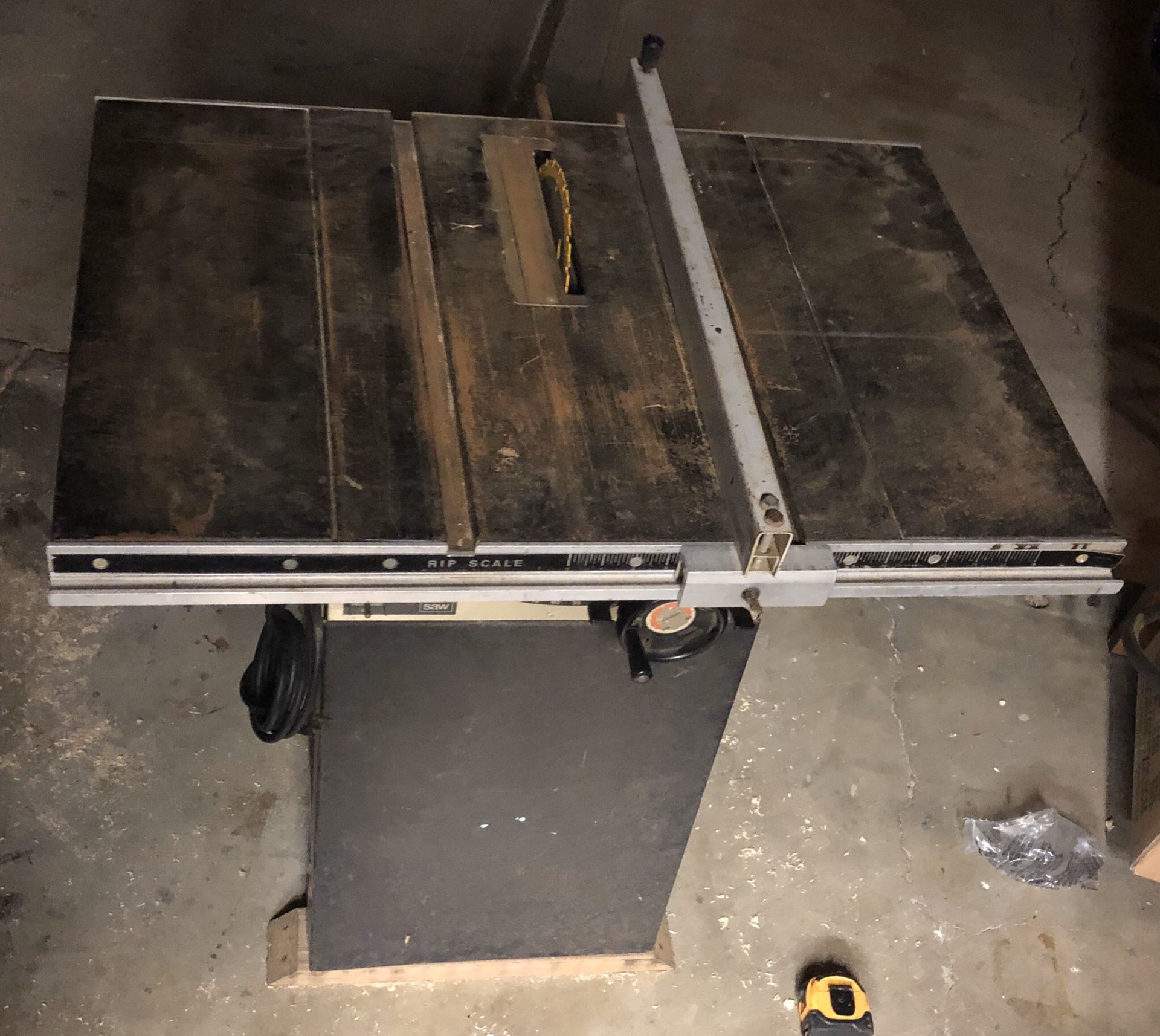 9” Rockwell table saw