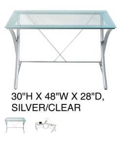 Glass Desk