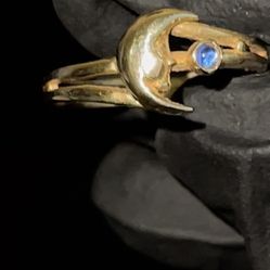 Moon Ring 14k