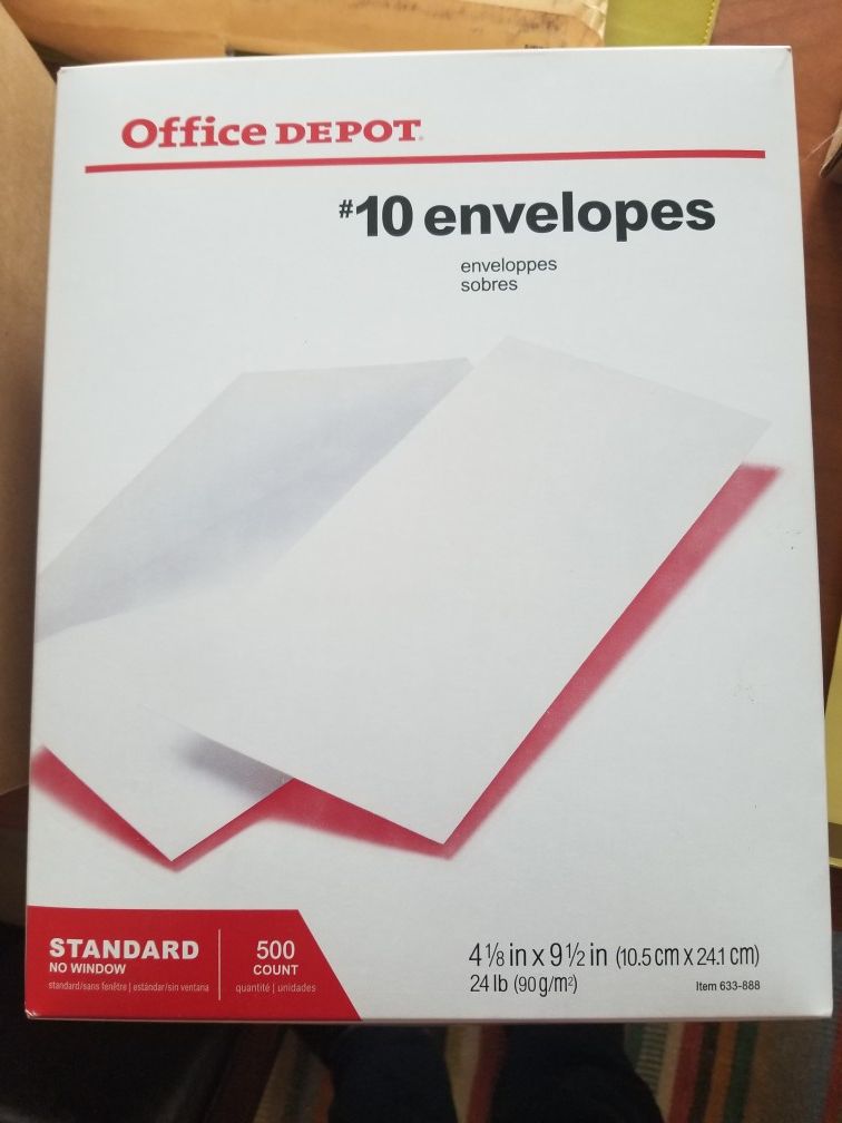 Box of #10 envelopes