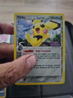 Pichu Delta Species Reverse holo stamp NM