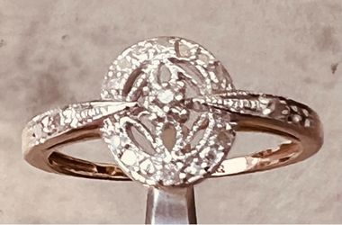 💍Diamond Ring 10K Yellow Gold Cocktail, Engagement, Wedding , Anniversary Women’s
