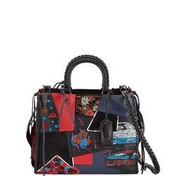 Coach Rogue 1941 Patchwork Red Satchel