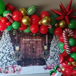 Christmas Balloon Garland 