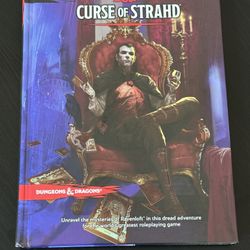 Dungeons & Dragons D&D "Curse of Strahd" (HC, 5th Ed. (5E), 2016) *NEW*