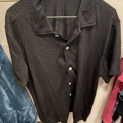 Men’s Large Black SHEIN Dress Shirt