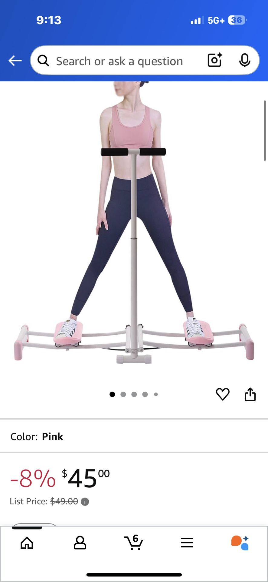 Ski Machine, Ski Simulator Leg Exercise Equipment with Adjustable Rods, Weight Loss Thin Legs Kegel Exercises Hip Trainer, Women Pelvic Floor Muscle S