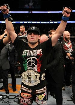 Cain Velasquez Autod Beckett UFC Glove