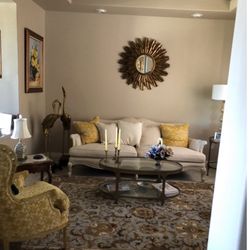 Country French Couch Formal Living Room 