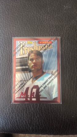 96 Topps finest Freshman Rookie Mike Alstott
