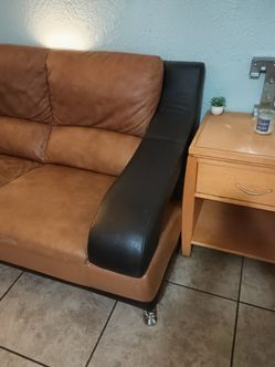 Nice Leather Loveseat