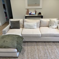 Couch- Mid Century Modern L-shape (washable)