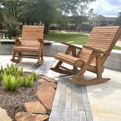 Solid Wood Rocking Chairs 