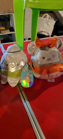 Squishmallow Disney 100th Anniversary Minnie Mouse And Tinkerbell