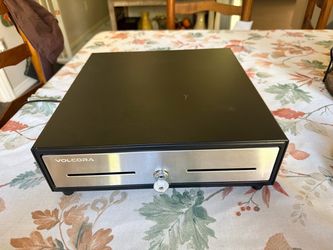 Volcora Cash Drawer with Key Lock