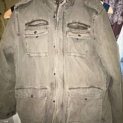 Vintage Levi’s Olive Green Winter Jacket Large 