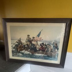 Vintage Washington’s Crossing Print 