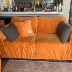 Pull Out Couch Loveseat with Foam Mattress 3”