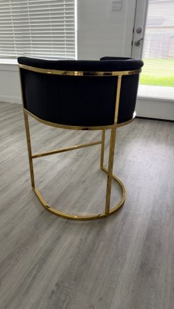 Black barstools