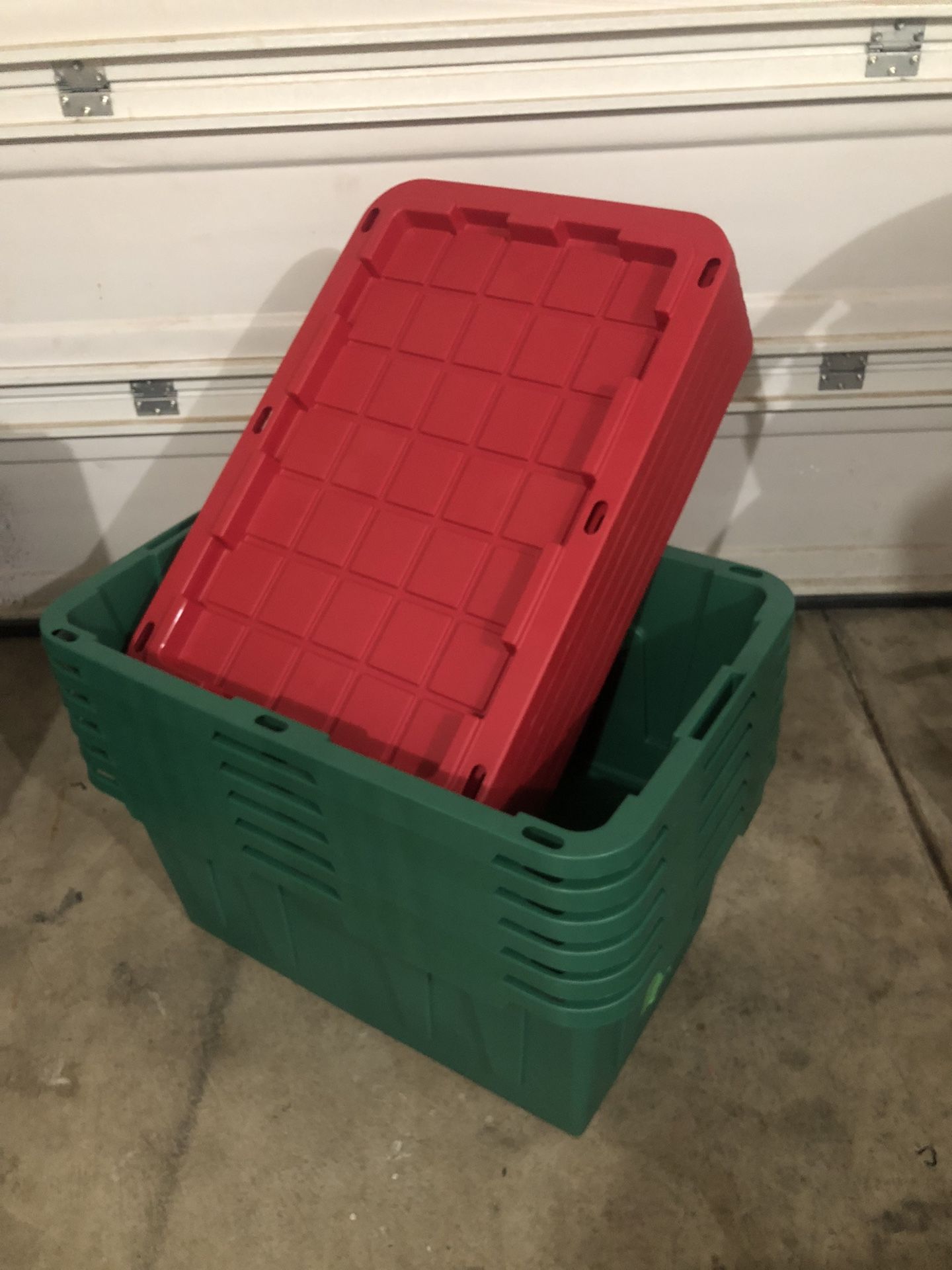 6 - 27 Gallon Storage Tote