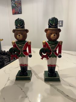 Ralph Lauren Inspired Bear Christmas Nurcracker