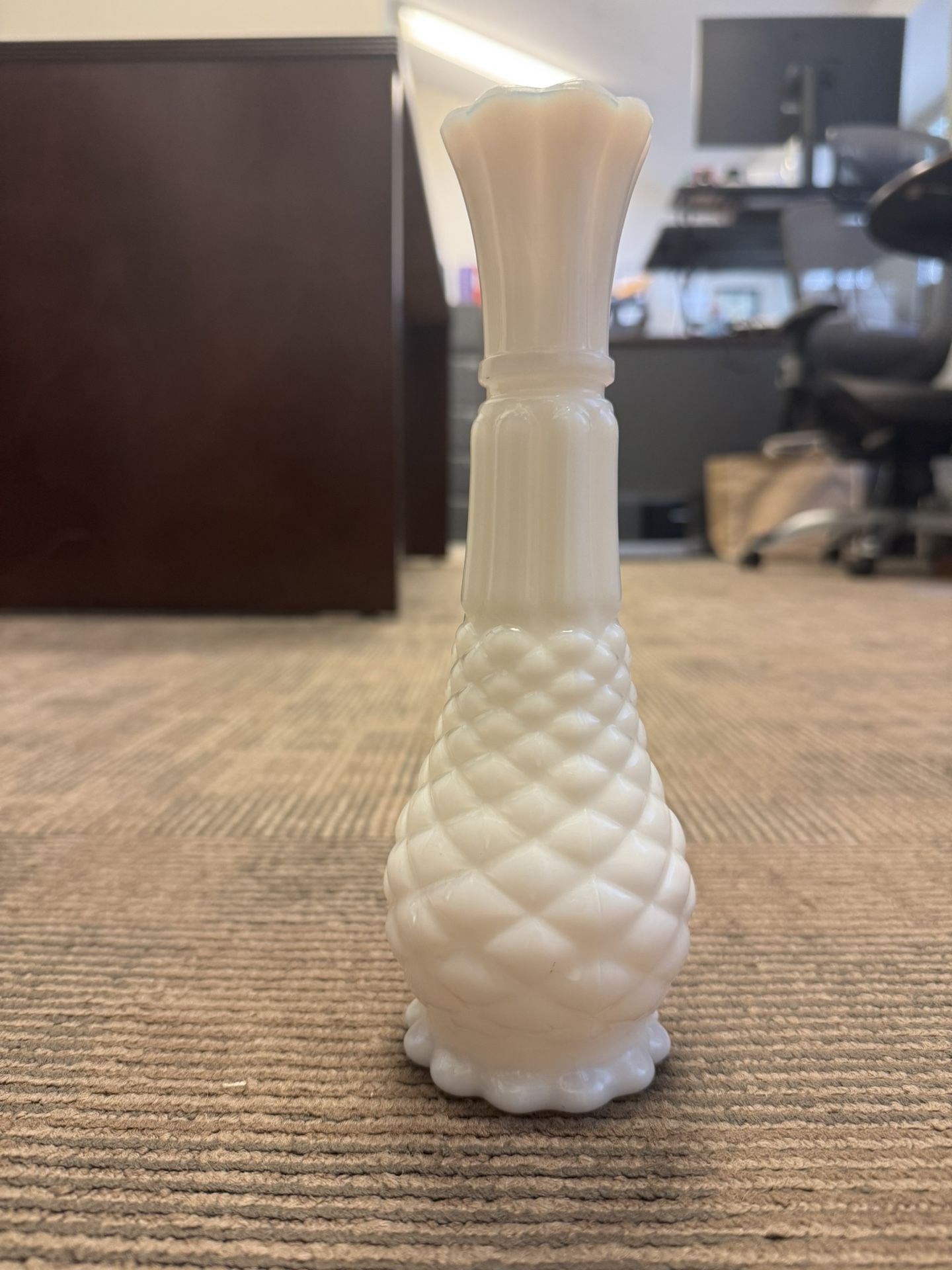 Milk Glass Bud Vase