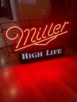 Miller High Life Neon Sign