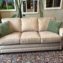 Couch: LazyBoy sofa (tan, like new)