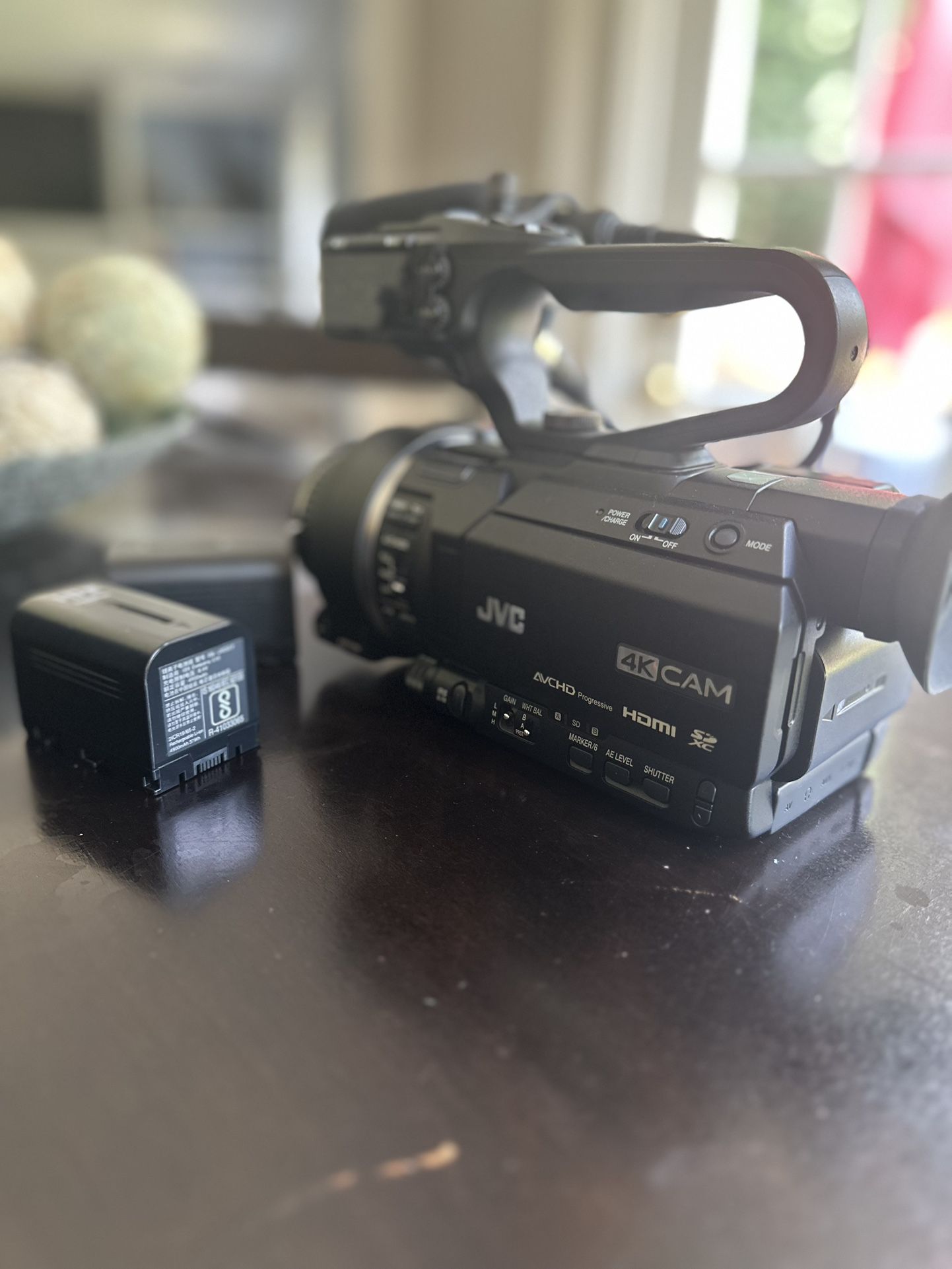 Gy Ls300 Camera For Sale with Batt, Pwr MFT Converter