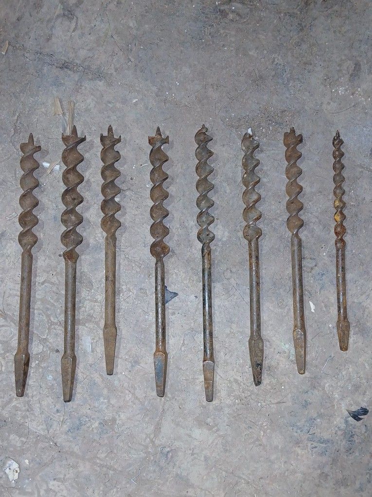 Vintage Auger Drill Bits