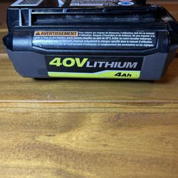 Ryobi 40v 4ah Battery 