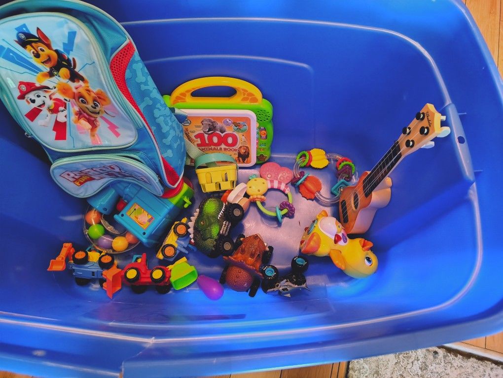 Toy Lot$40 Including A Backpack