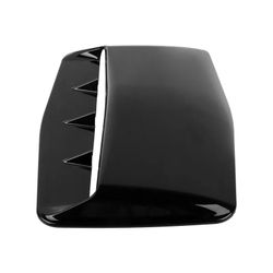 Brand New Universal Hood Scoop Vent Bonnet Cover Trim Car Air Flow Decorative Glossy Black