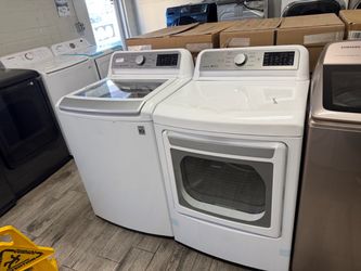 Lg washer and dryer set electric with warranty