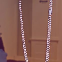 Cuban Ice Moissanite 18inch