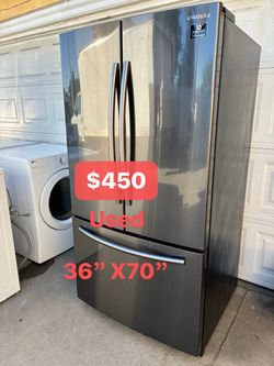 Samsung French Door Refrigerator Black Stainless