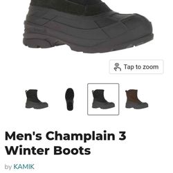 Kamik Mens 11 Slip proof Boots