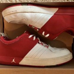 Air Jordan Cue White Varsity Red Size 8