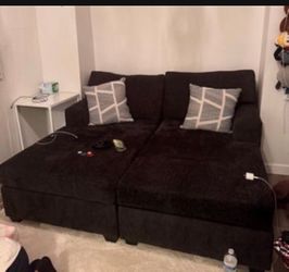Chaise/ oversized couch